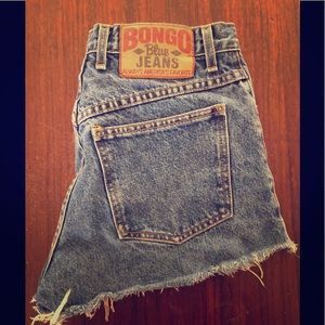 Bongo Cut-Off Denim Shorts. Size 9 Junior